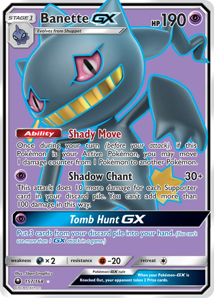 Banette-GX 157/168 Rare ultra