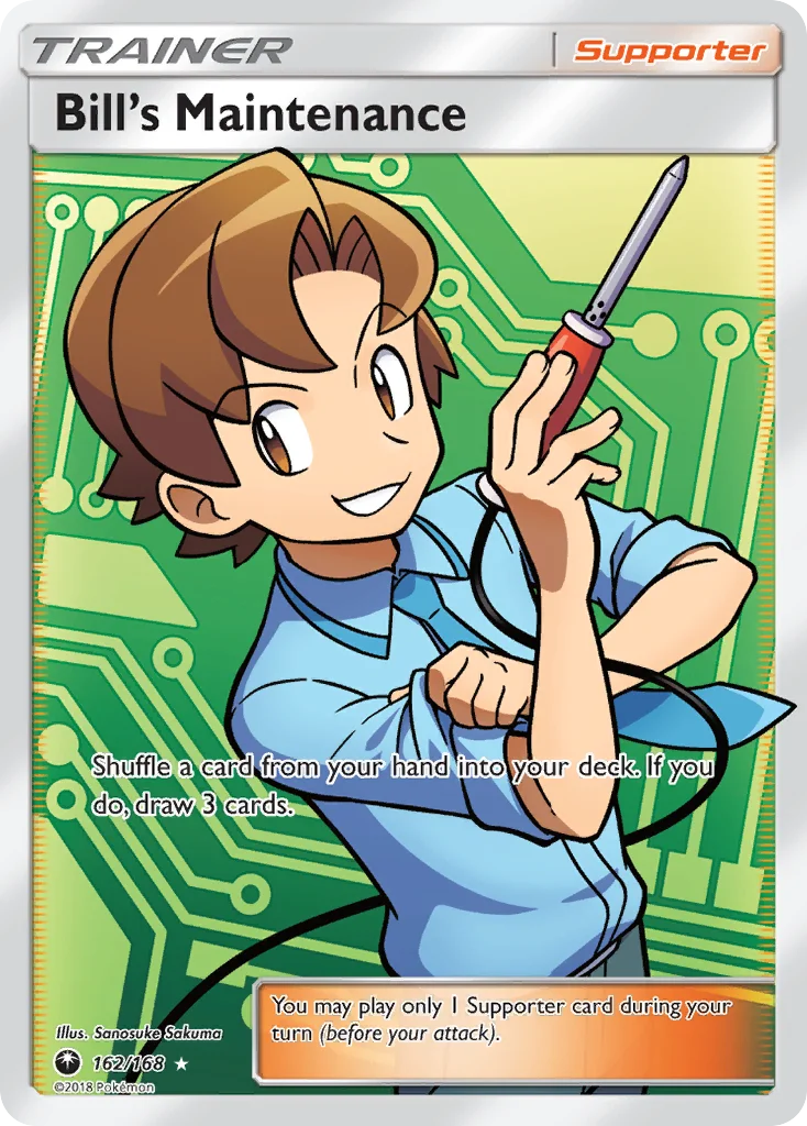 Bill's Maintenance 162/168 Rare ultra