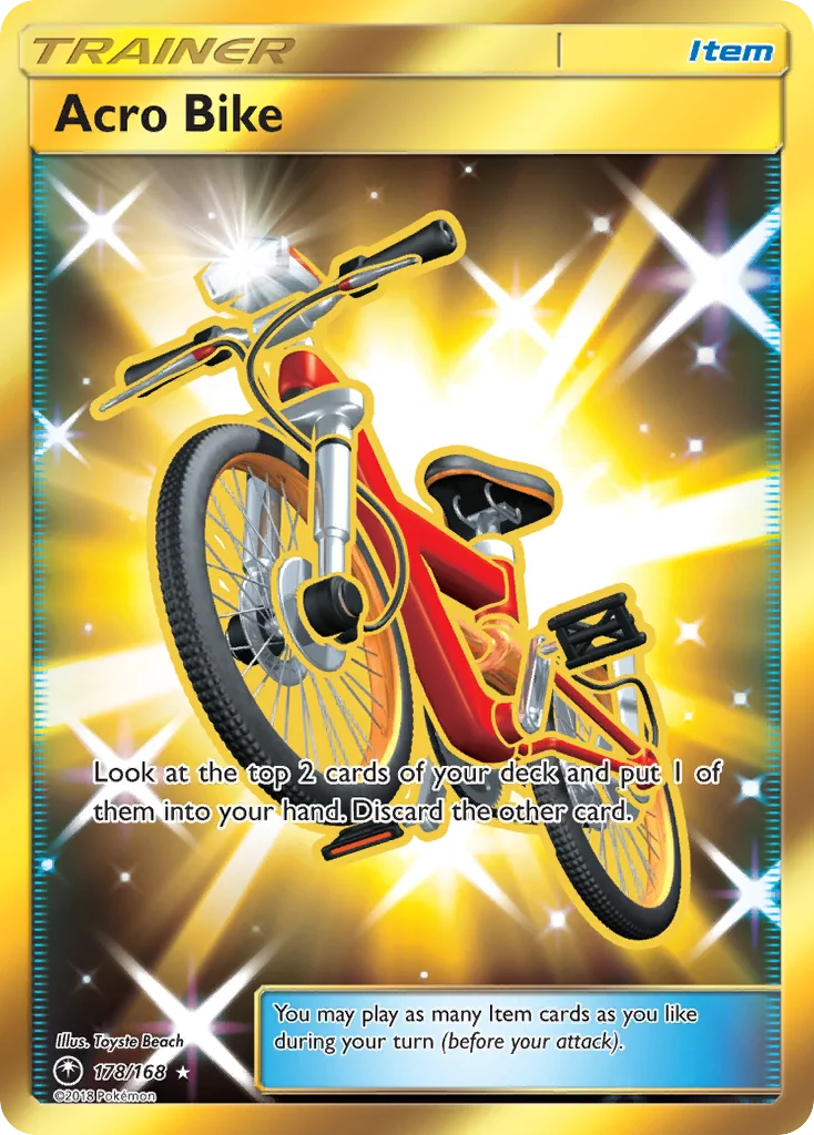 Acro Bike 178/168 Rare secret
