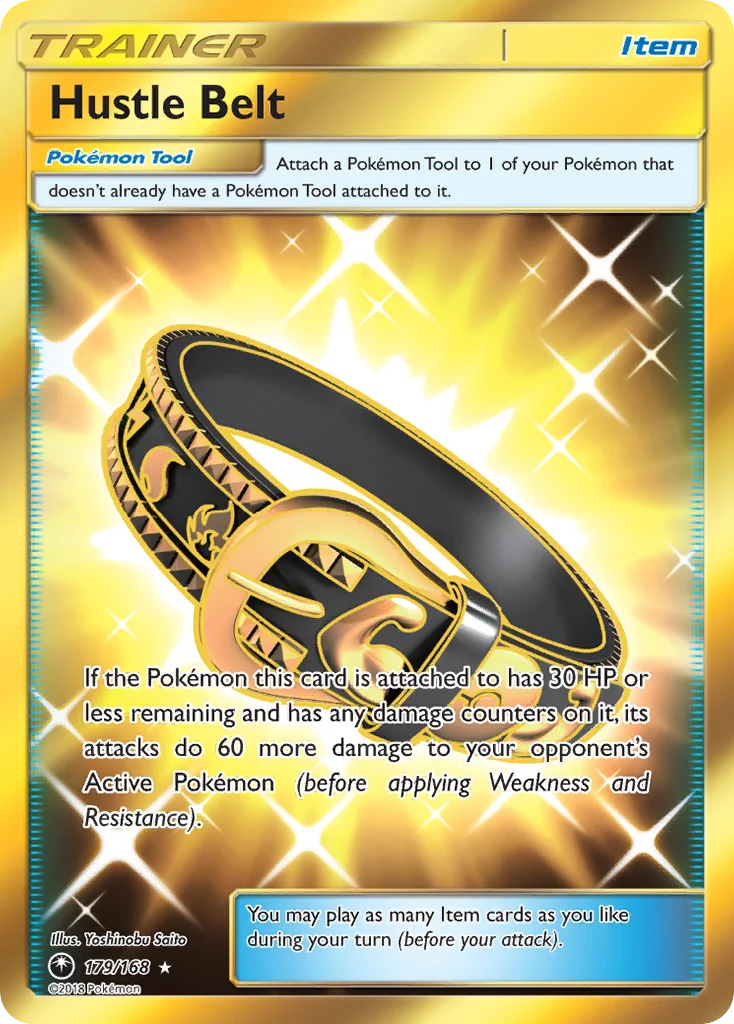 Hustle Belt 179/168 Rare secret