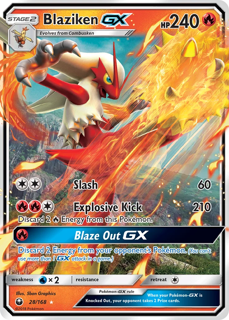 Blaziken-GX 028/168 Rare holo gx