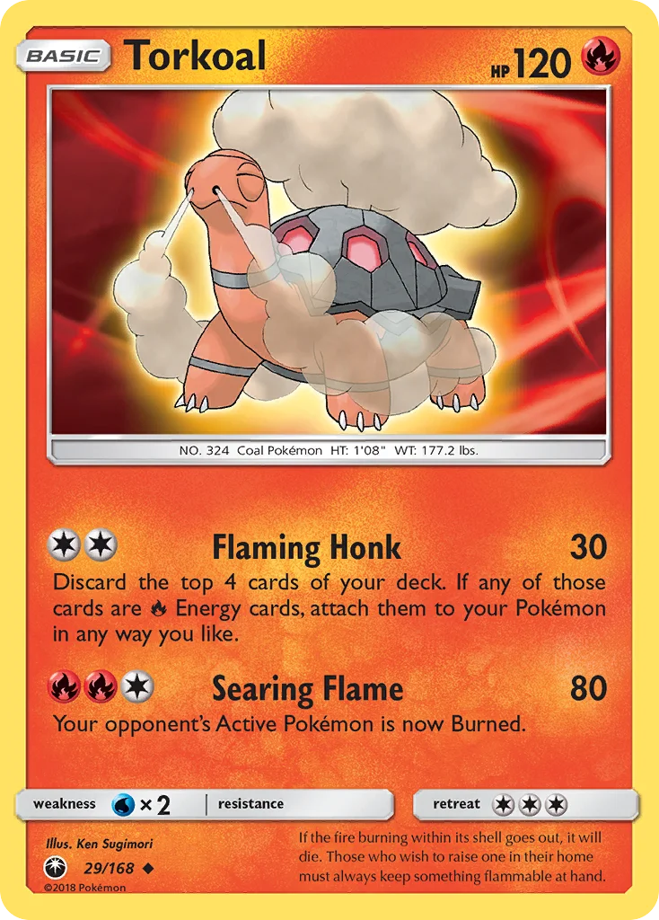 Torkoal 029/168 Uncommon