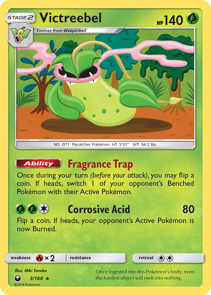 Victreebel 003/168 Rare holo