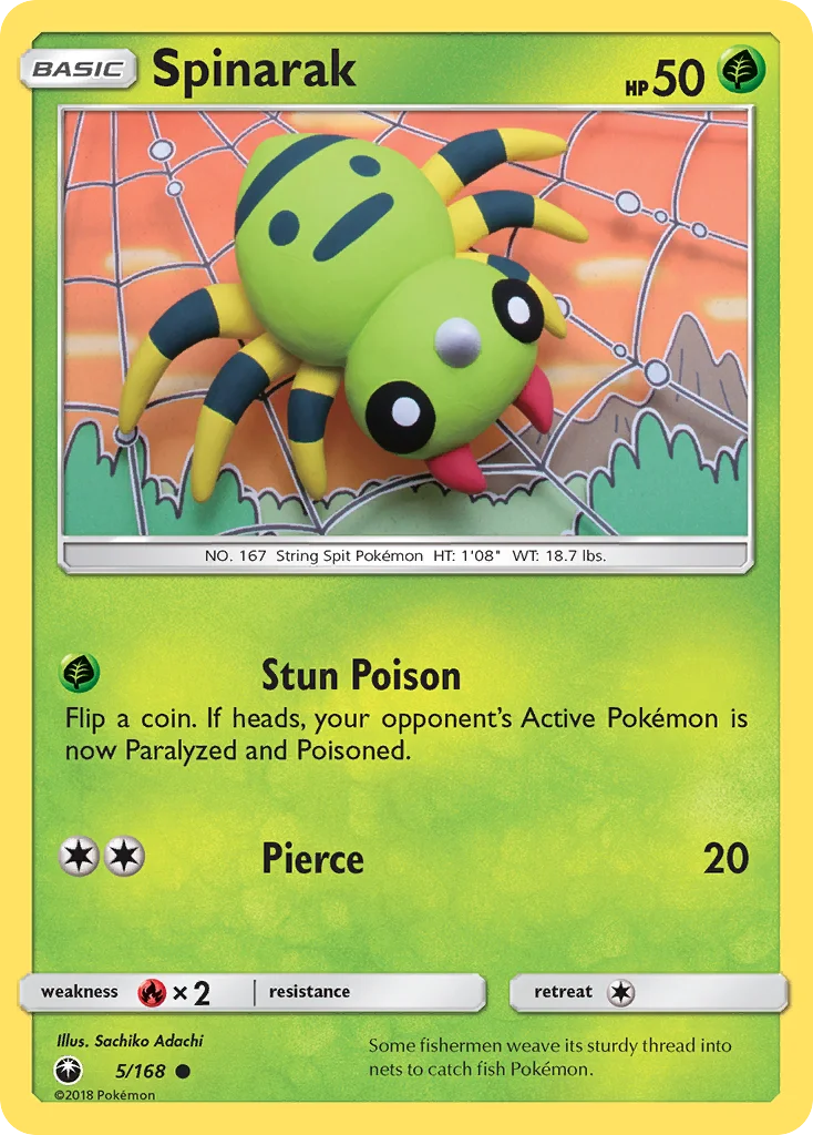 Spinarak 5/168 Common