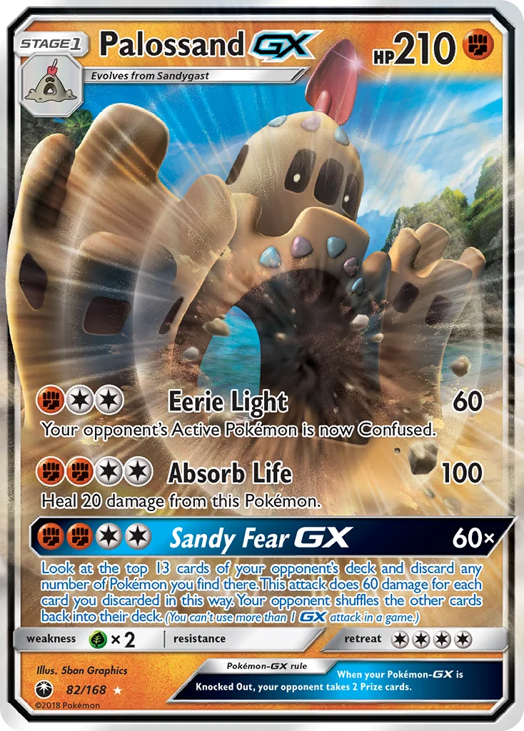 Palossand-GX 082/168 Rare holo gx
