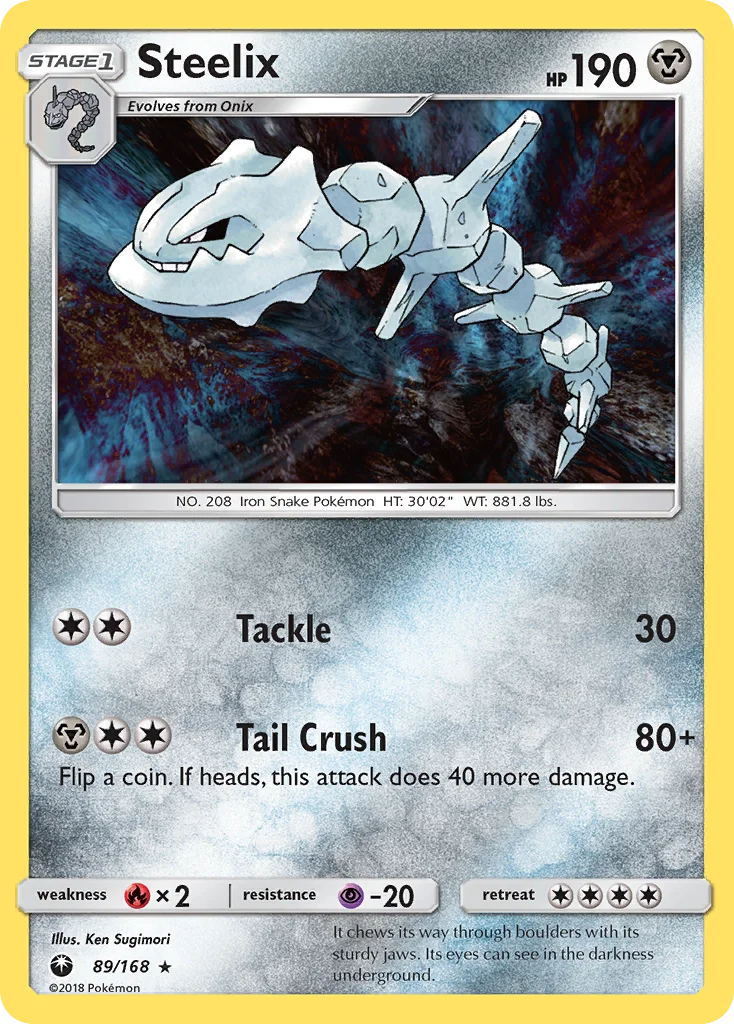 Steelix 089/168 Rare holo