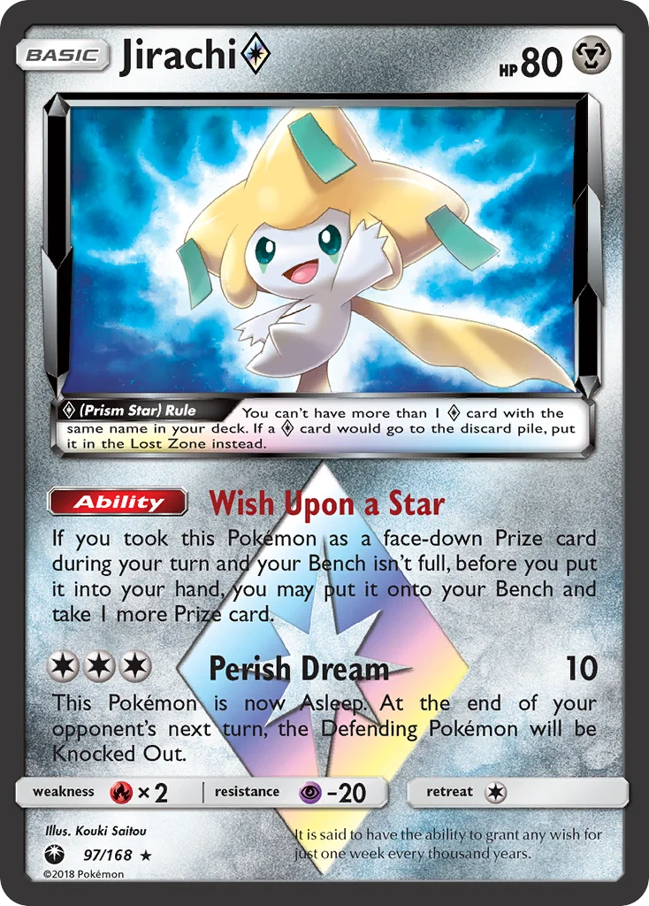 Jirachi ◇ 097/168 Rare prism star