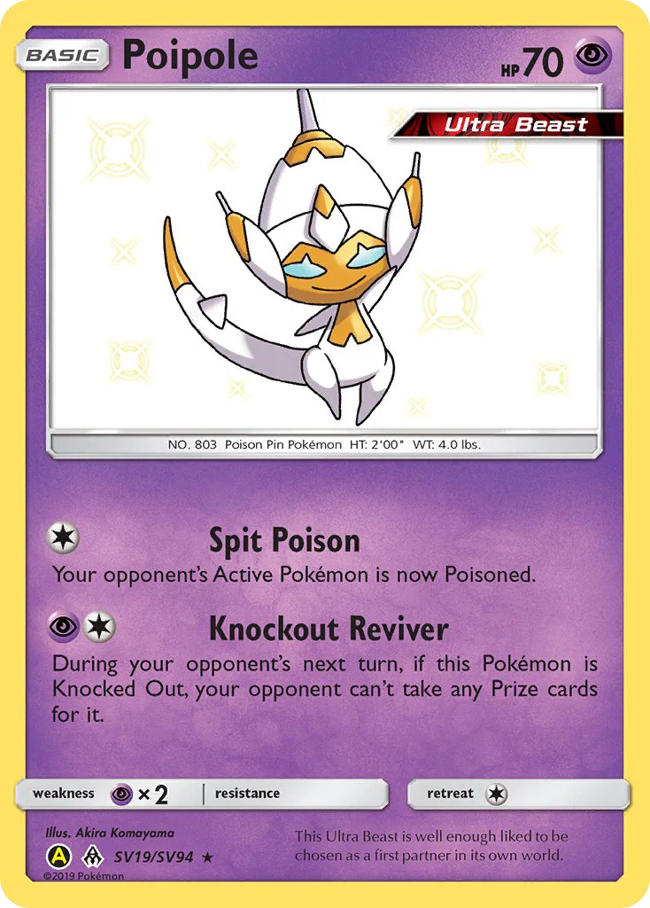 Poipole SV19/94 Rare shiny