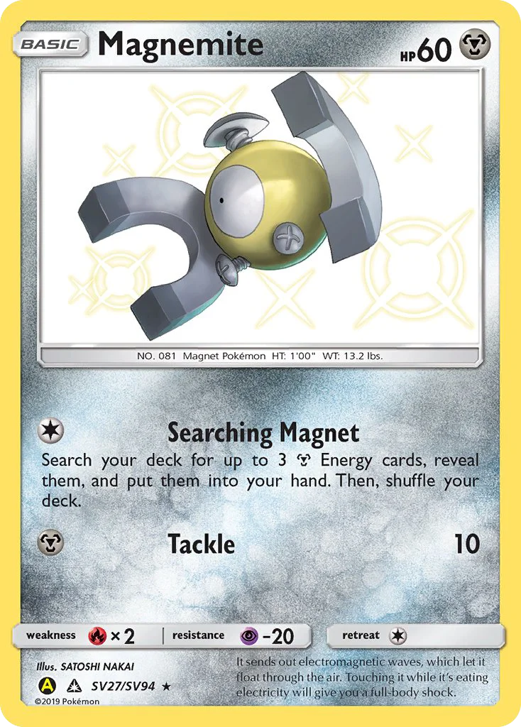 Magnemite SV27/94 Rare shiny