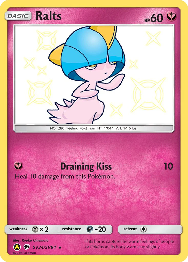 Ralts SV34/SV94 Rare shiny