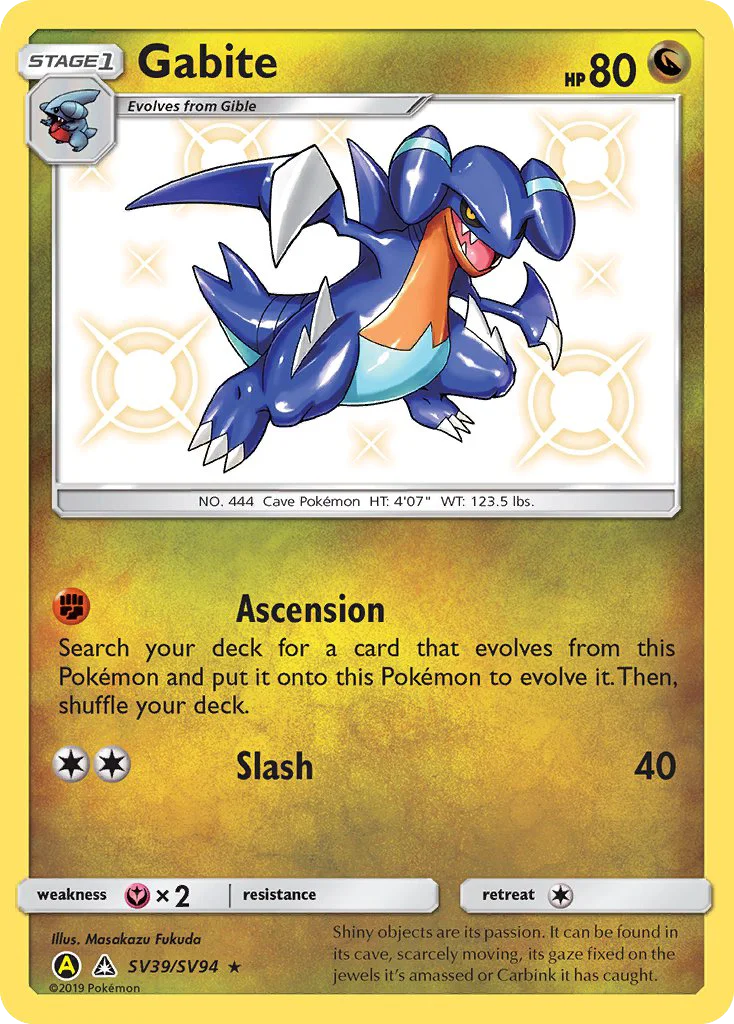 Gabite SV39/94 Rare shiny