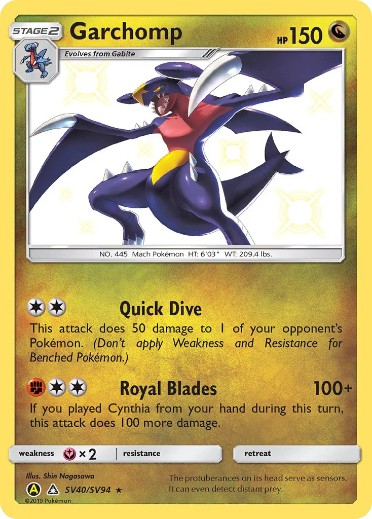 Garchomp SV40/94 Rare shiny