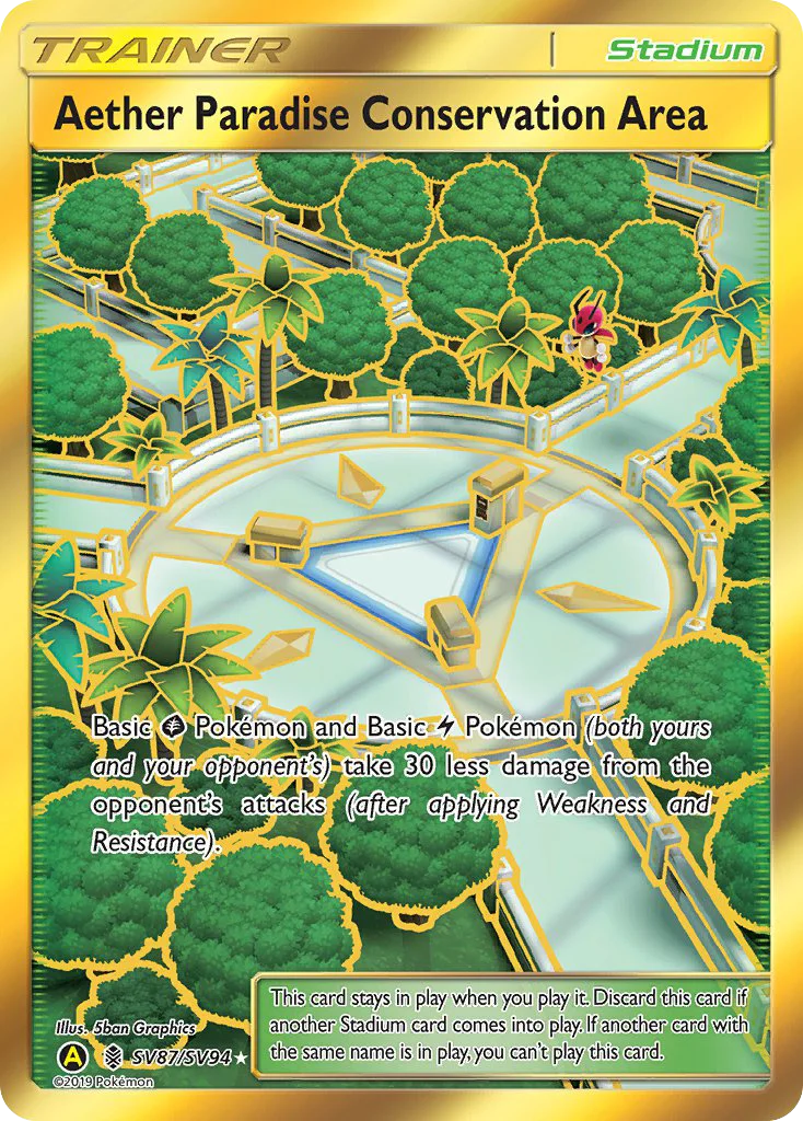 Aether Paradise Conservation Area SV87/94 Rare secret