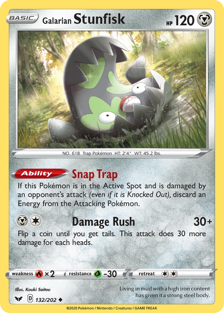 Galarian Stunfisk 132/202 Uncommon