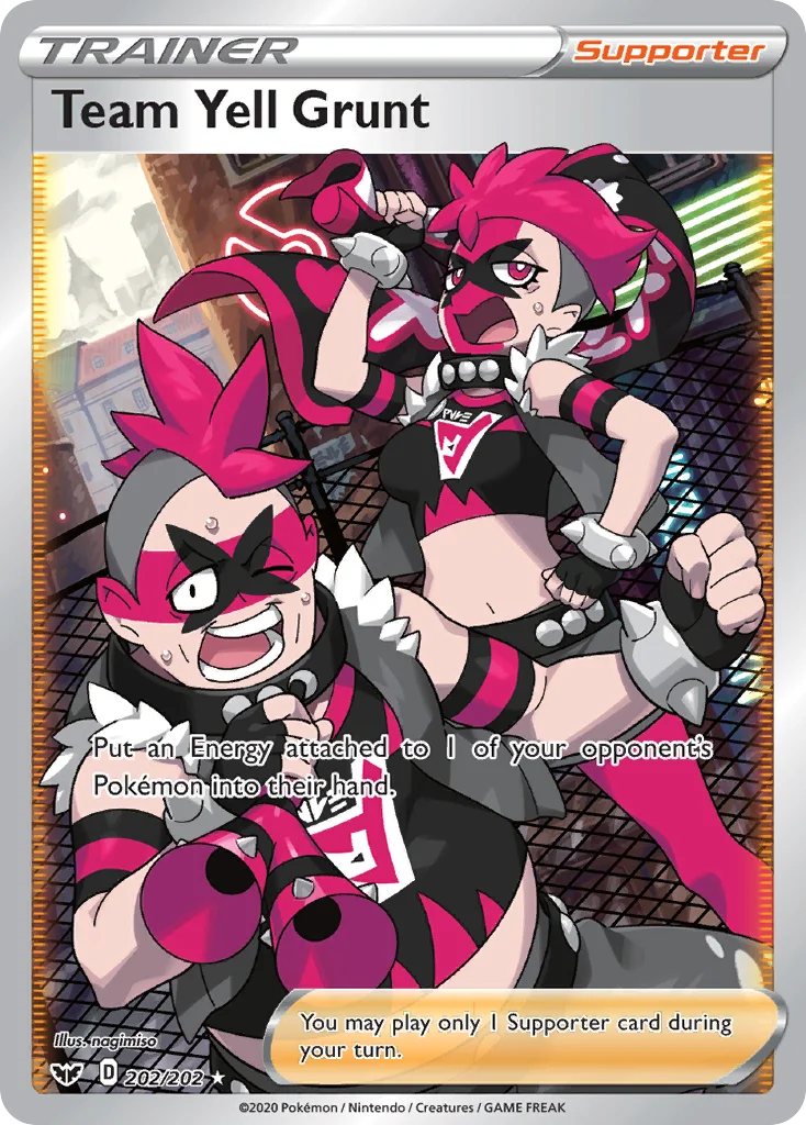 Team Yell Grunt 202/202 Rare ultra