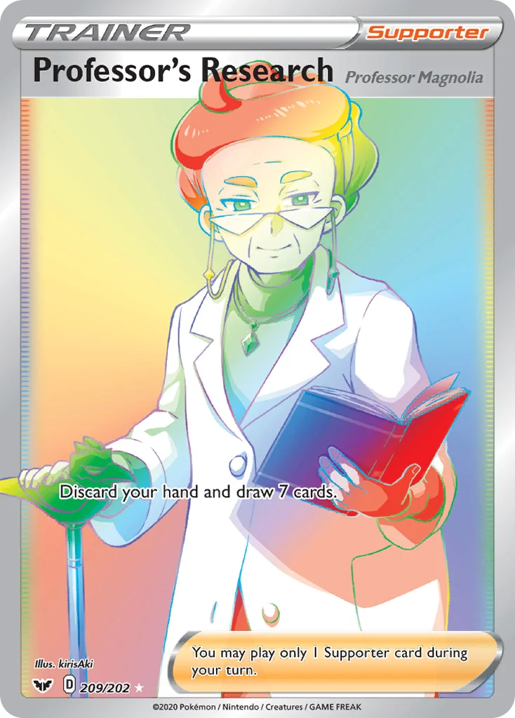 Professor's Research (Professor Magnolia) 209/202 Rare rainbow