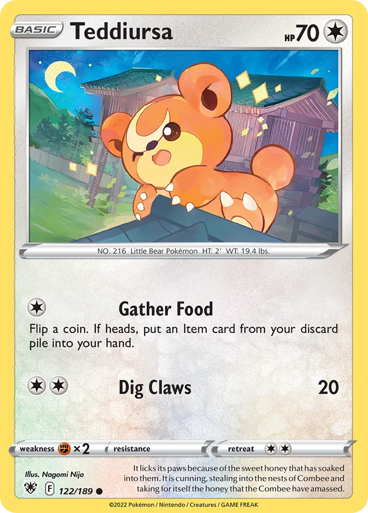 Teddiursa 122/189 Common