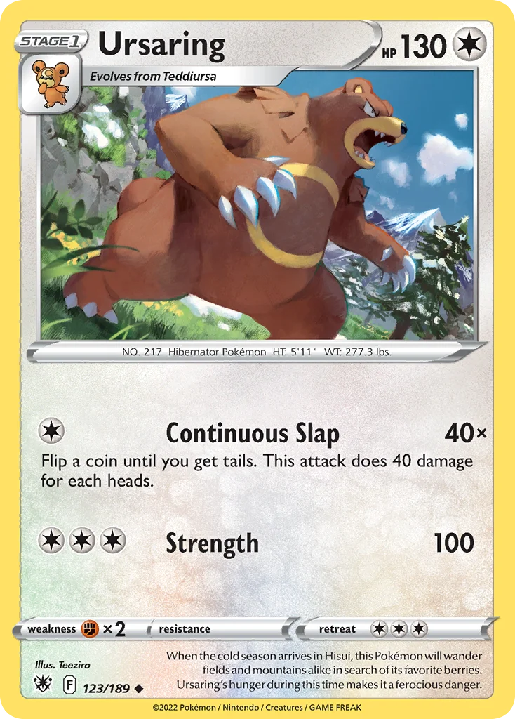 Ursaring 123/189 Uncommon