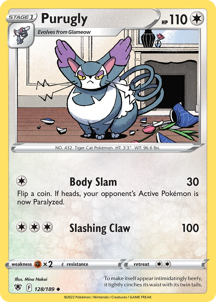 Purugly 128/189 Uncommon