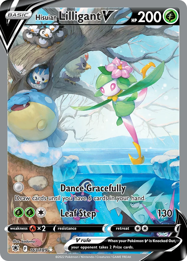 Hisuian Lilligant V 163/189 Rare ultra