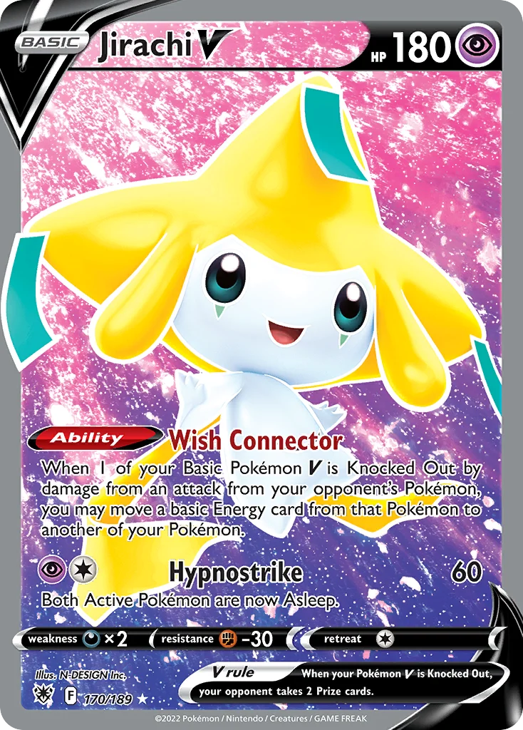 Jirachi V 170/189 Rare ultra