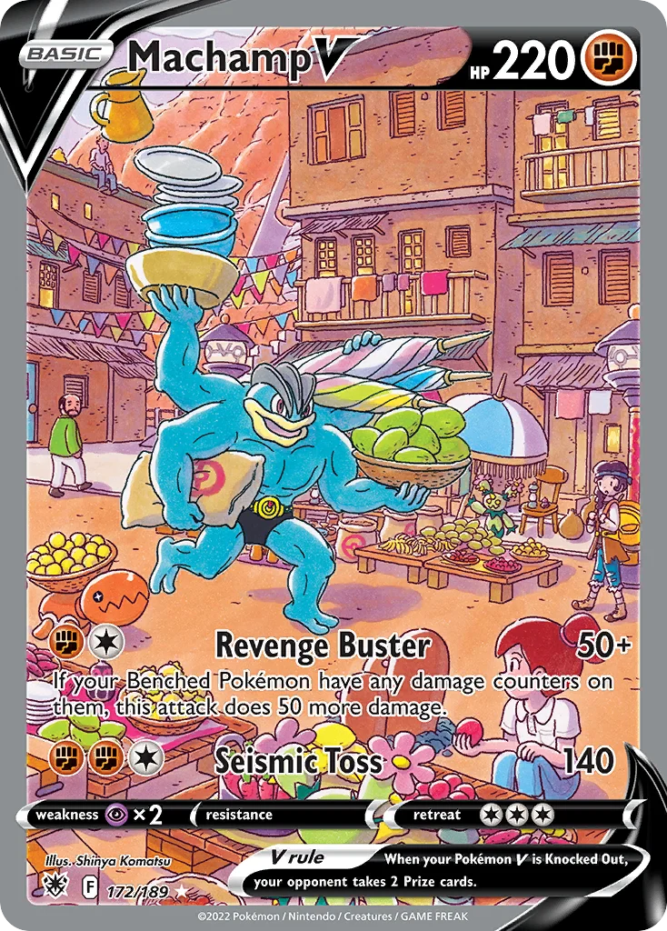 Machamp V 172/189 Rare ultra