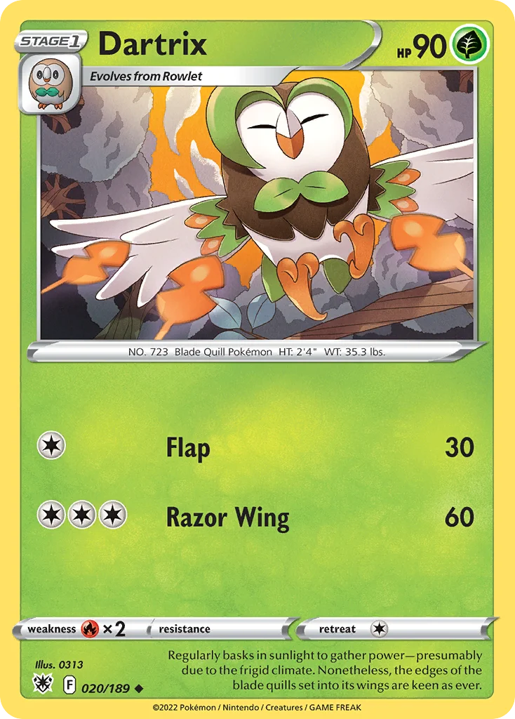 Dartrix 020/189 Uncommon