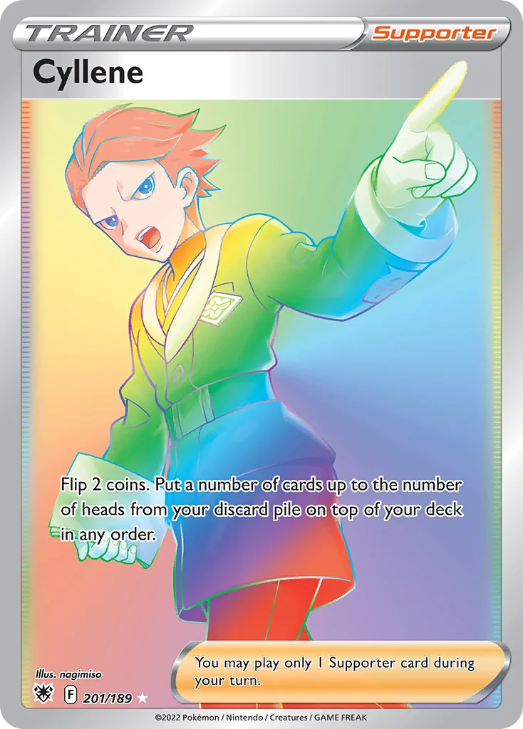 Cyllene 201/189 Rare rainbow