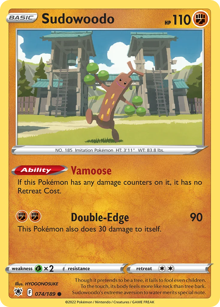 Sudowoodo 074/189 Common