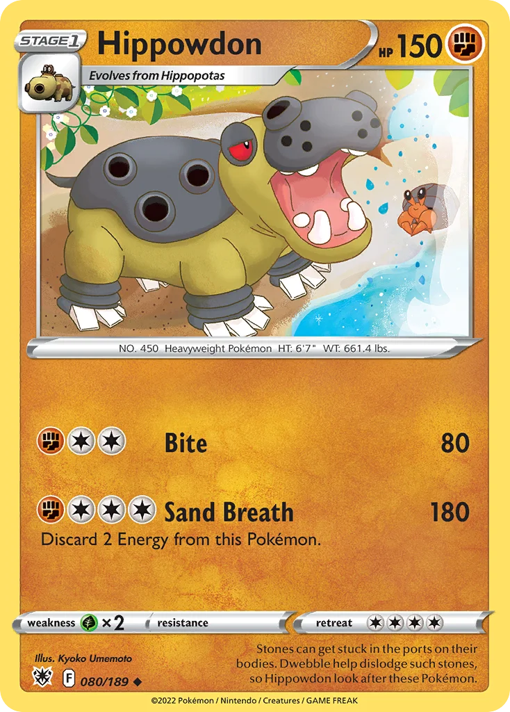 Hippowdon 080/189 Uncommon