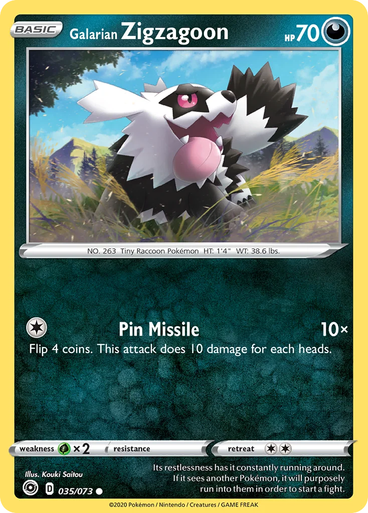 Galarian Zigzagoon 035/73 Common