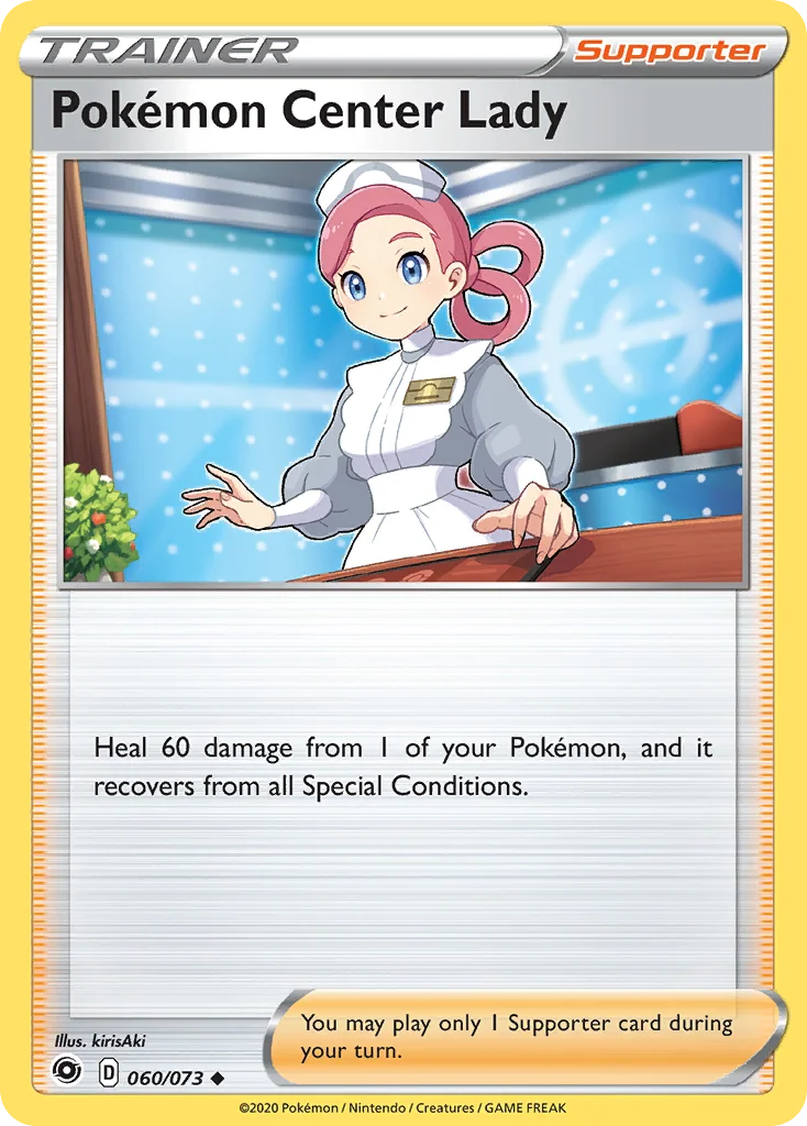 Pokémon Center Lady 060/73 Uncommon