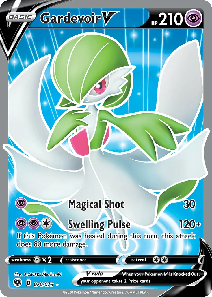 Gardevoir V 070/73 Rare ultra