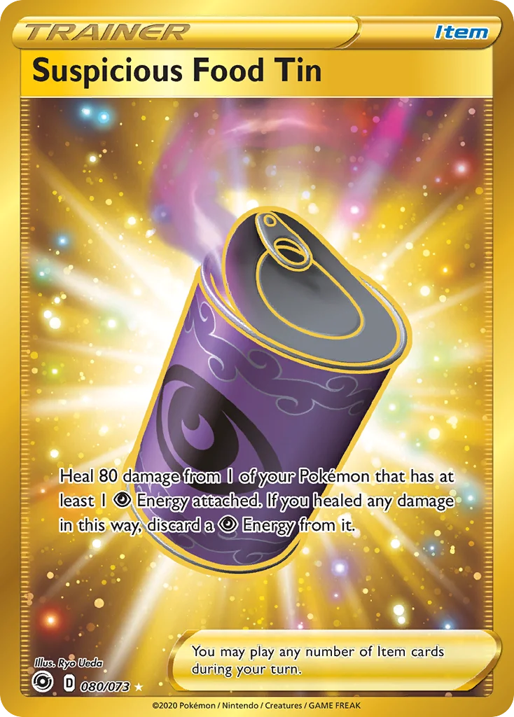Suspicious Food Tin 080/73 Rare secret