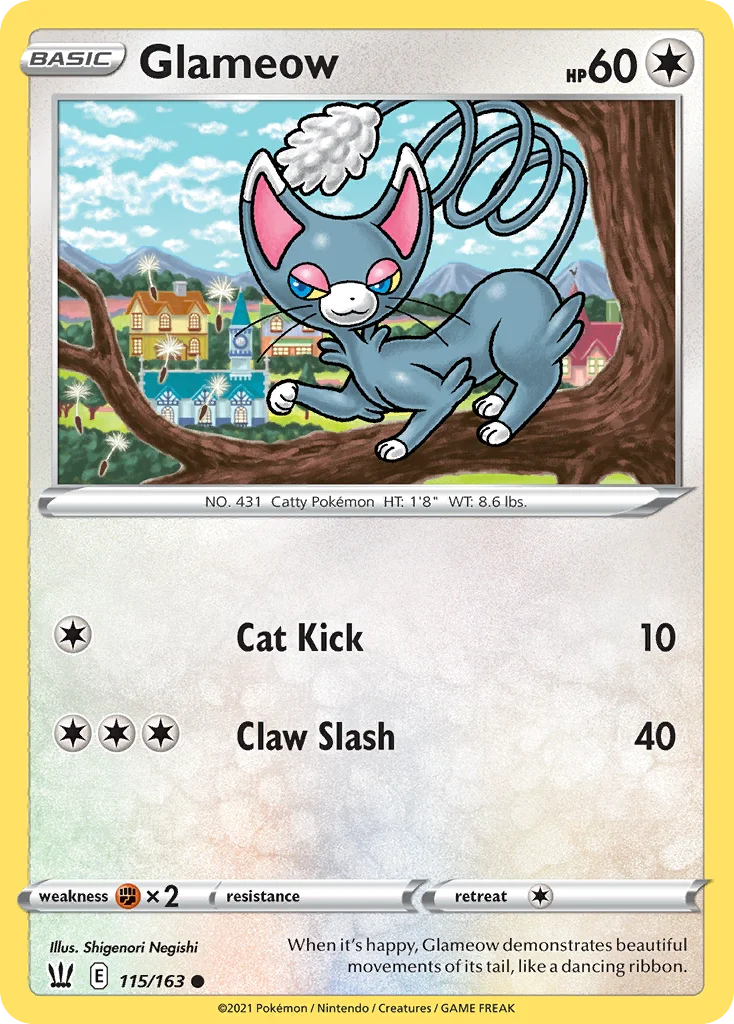 Glameow 115/163 Common