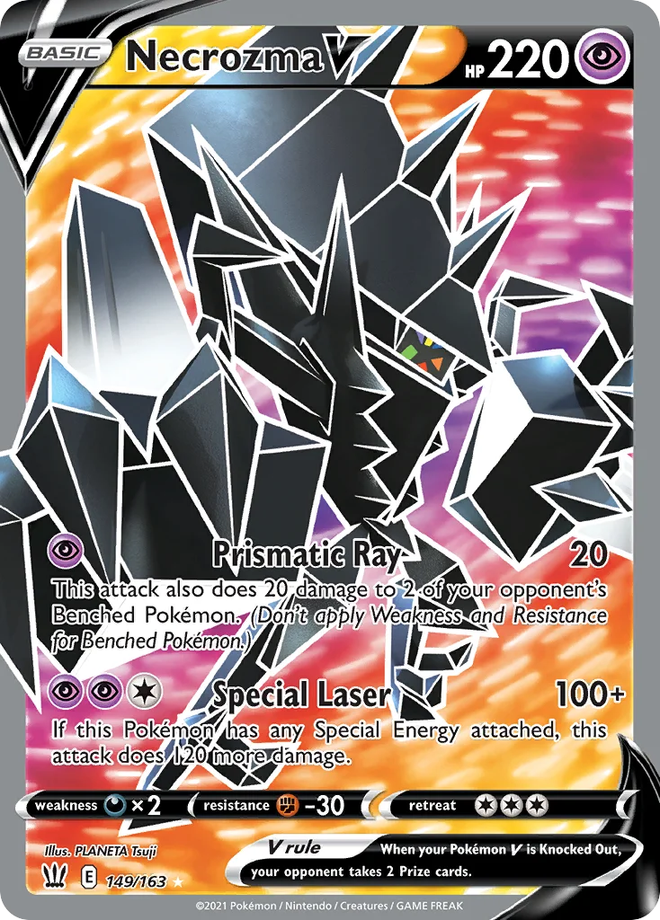Necrozma V 149/163 Rare ultra