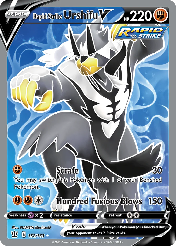 Rapid Strike Urshifu V 152/163 Rare ultra