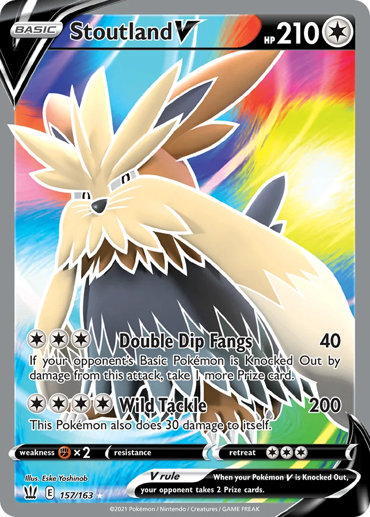 Stoutland V 157/163 Rare ultra