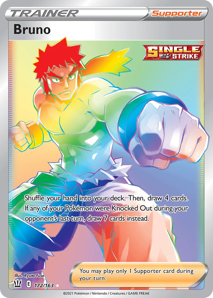 Bruno 172/163 Rare rainbow