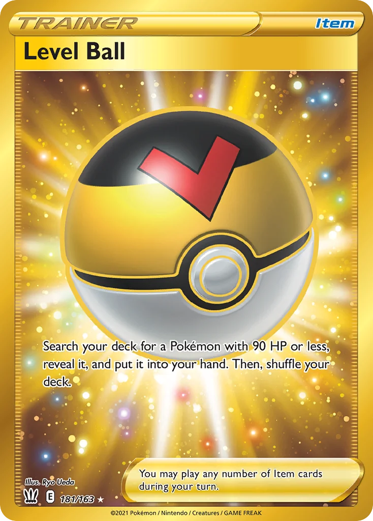 Level Ball 181/163 Rare secret