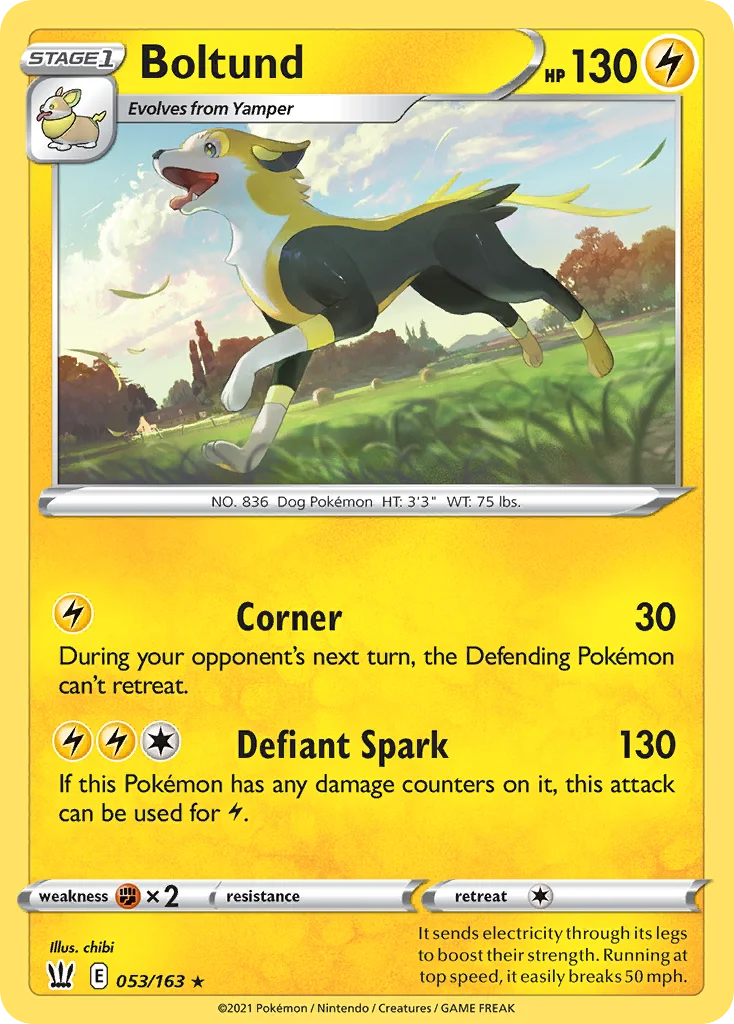 Boltund 053/163 Rare