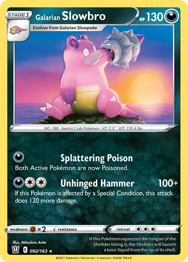 Galarian Slowbro 092/163 Rare