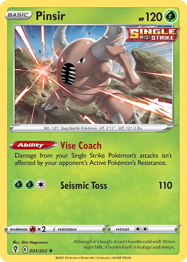 Pinsir 001/203 Rare