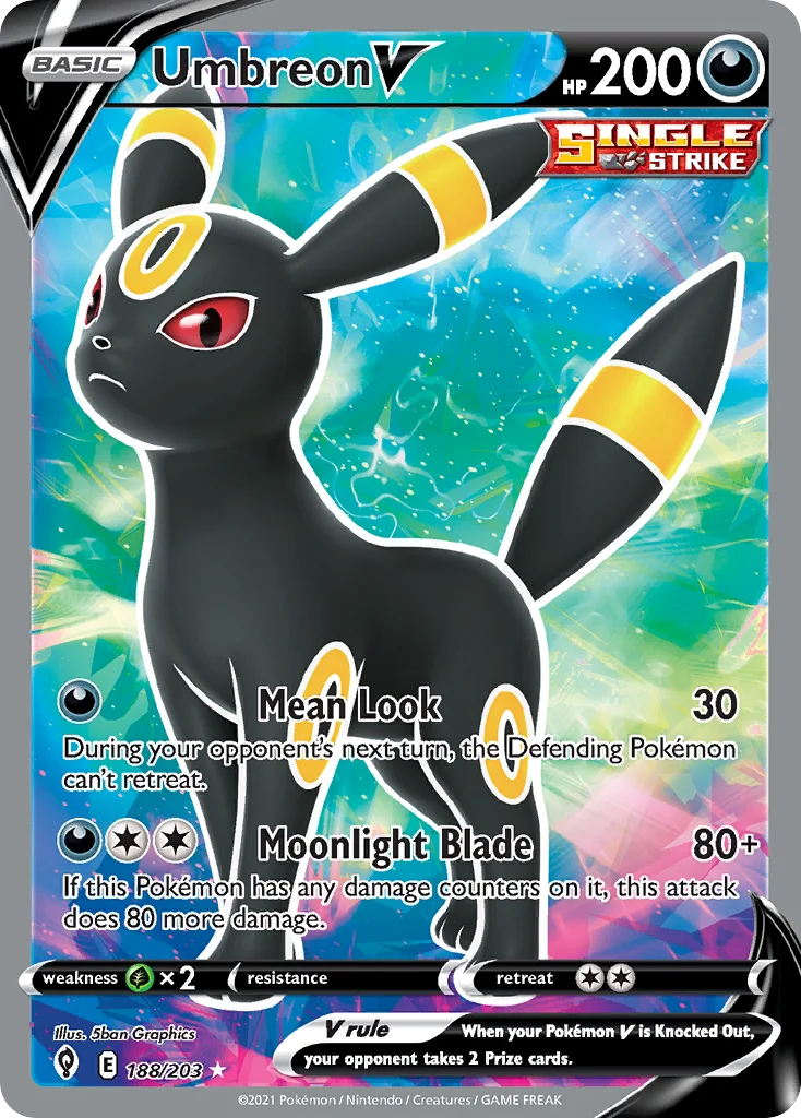 Umbreon V 188/203 Rare ultra