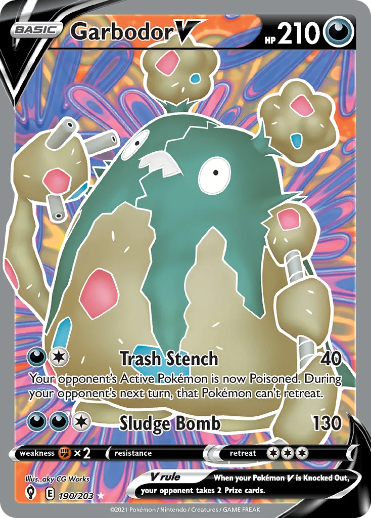 Garbodor V 190/203 Rare ultra