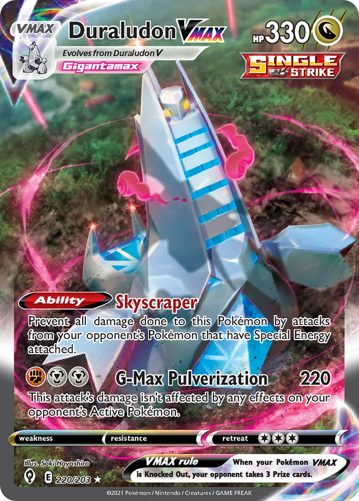 Duraludon VMAX 220/203 Rare rainbow
