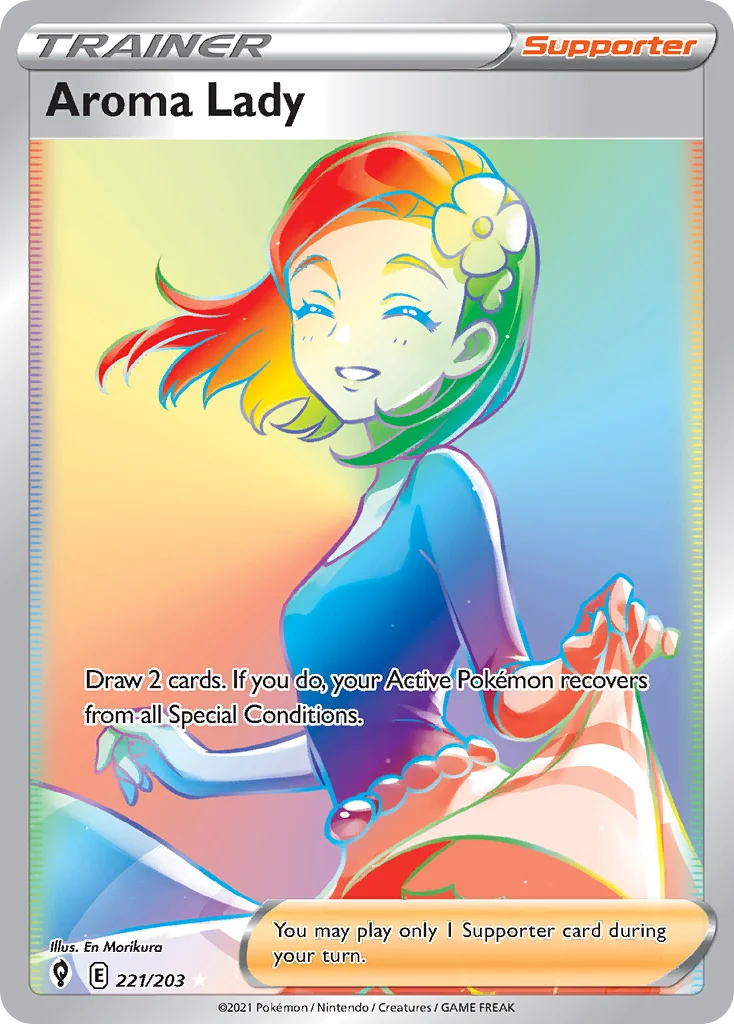 Aroma Lady 221/203 Rare rainbow