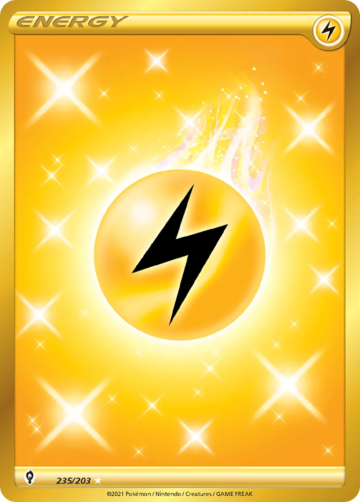 Lightning Energy 235/203 Rare secret