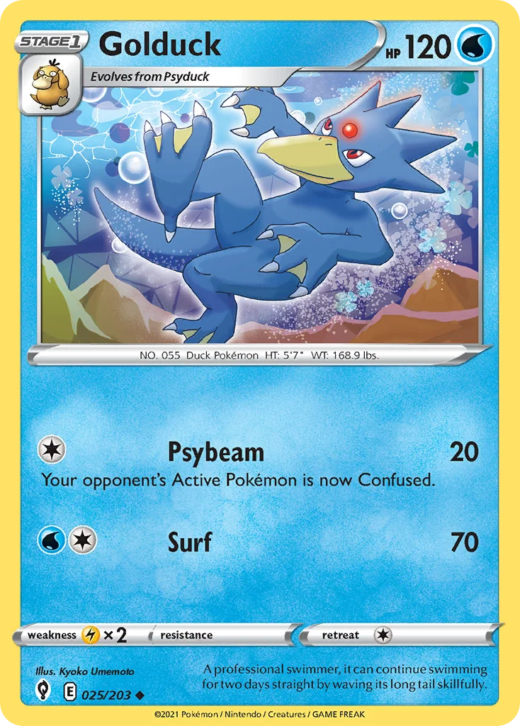 Golduck 025/203 Uncommon
