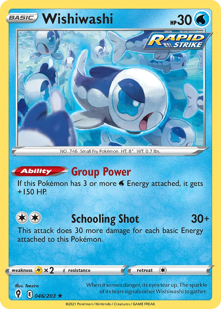 Wishiwashi 046/203 Rare